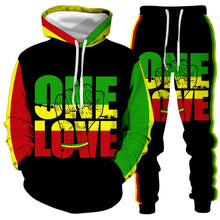 Load image into Gallery viewer, Bob Marley One Love Rasta 2-Piece Set Unisex
