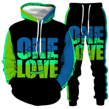 Load image into Gallery viewer, Bob Marley One Love Rasta 2-Piece Set Unisex
