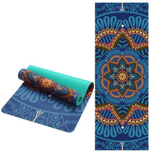 Load image into Gallery viewer, Lotus Pattern Fitness/Yoga Mat
